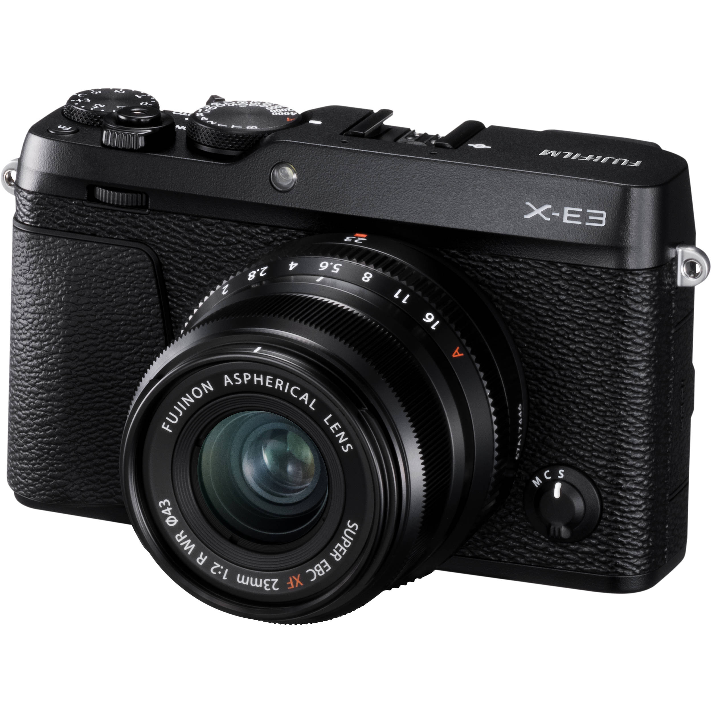 FUJIFILM X-E3 BODY BLACK + XF23mm F2 Black