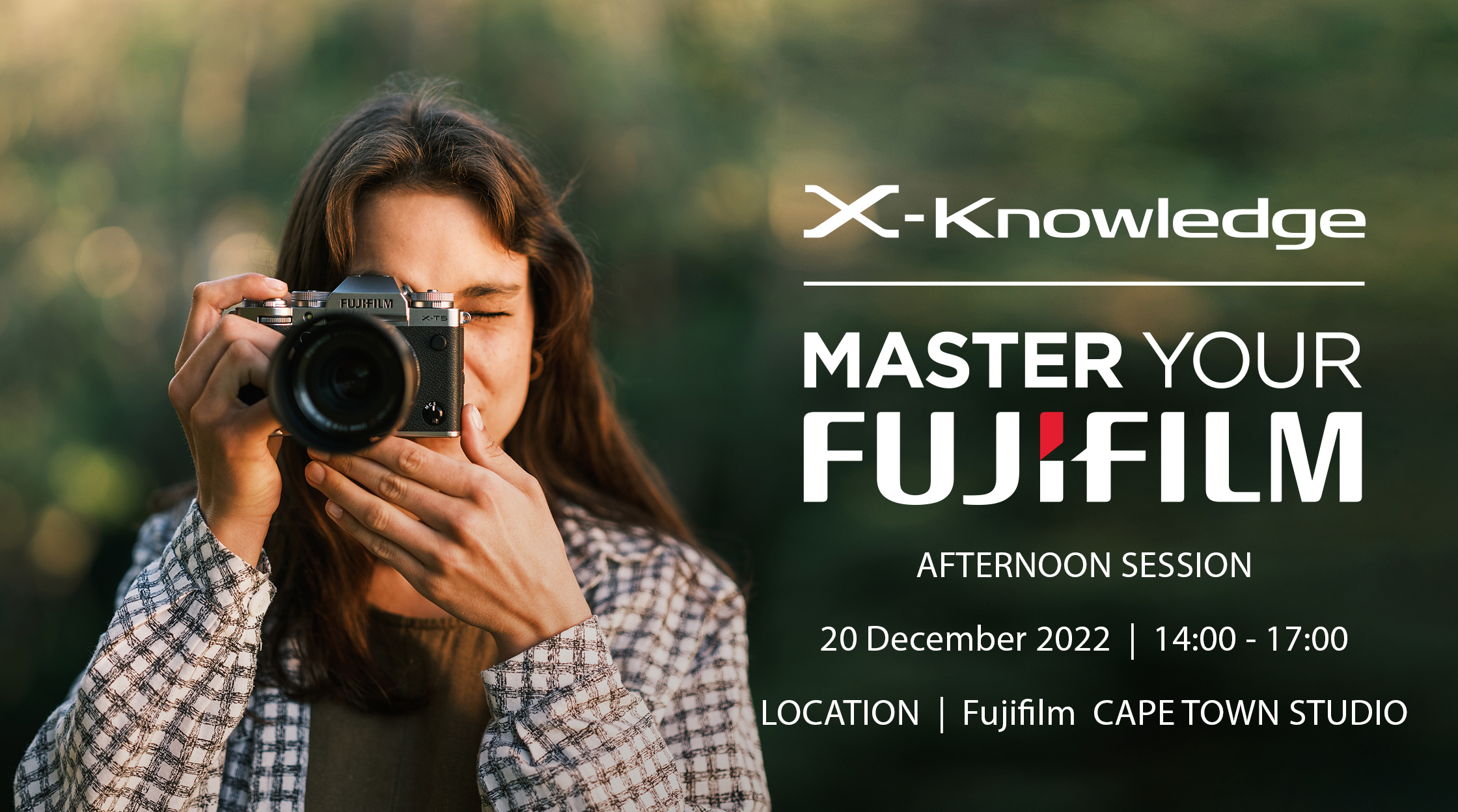 Master your Fujifilm afternoon training session
